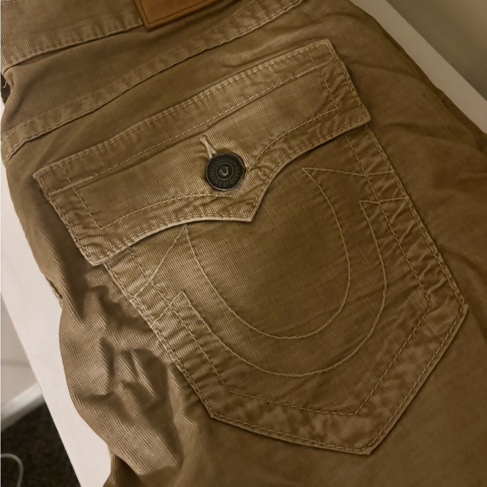 True Religion Beige Men's Jeans